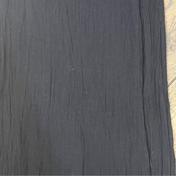 Elan Wide Leg Black Crinkle Trousers Woman’s Size Large - Picture 9 of 15